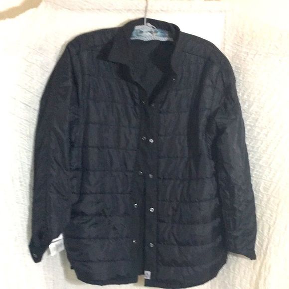 Rugged Elements Black Snap Button Shirt Jacket Size M - Picture 13 of 13